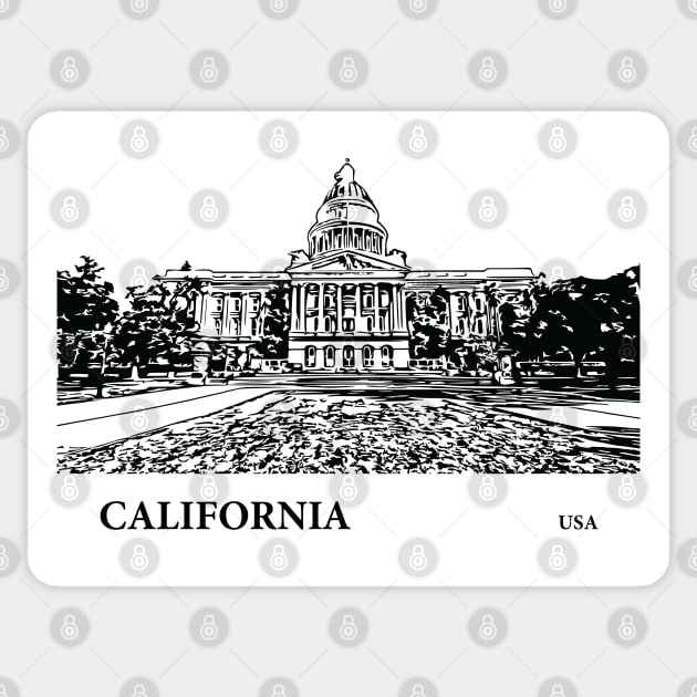 California State USA Sticker by Lakeric